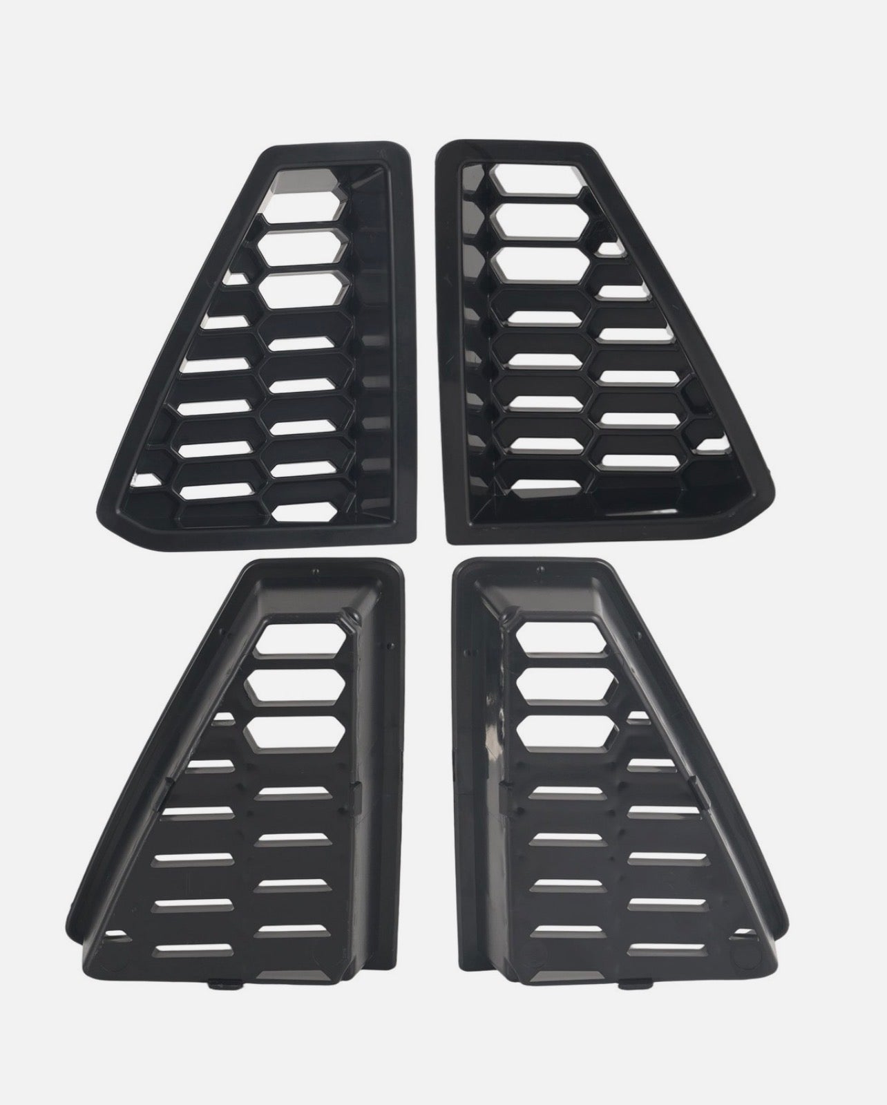 For Ford Mustang 2024-2025 Up Front Bumper Cover Grille Kit Dark Horse Style