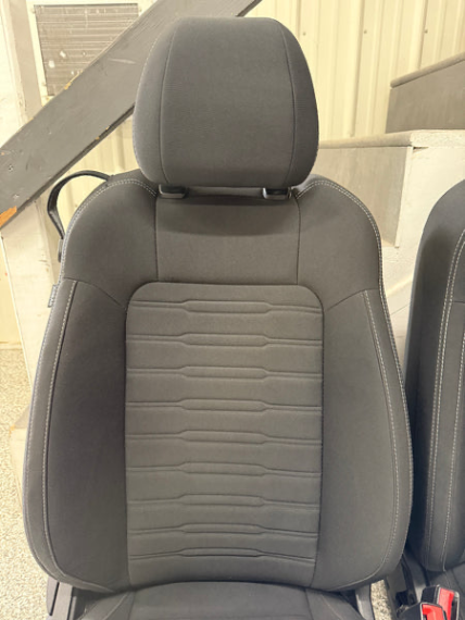 Home / Uncategorized / 2015-2017 Ford Mustang GT Black Cloth Seats Coupe Front Rear Power Seats