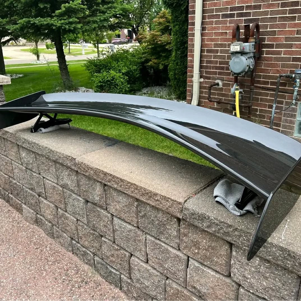 Home / BODY PARTS / Used 2022 GT500 Carbon Fiber Track pack Spoiler. Came off a 200 Mileage Track Car