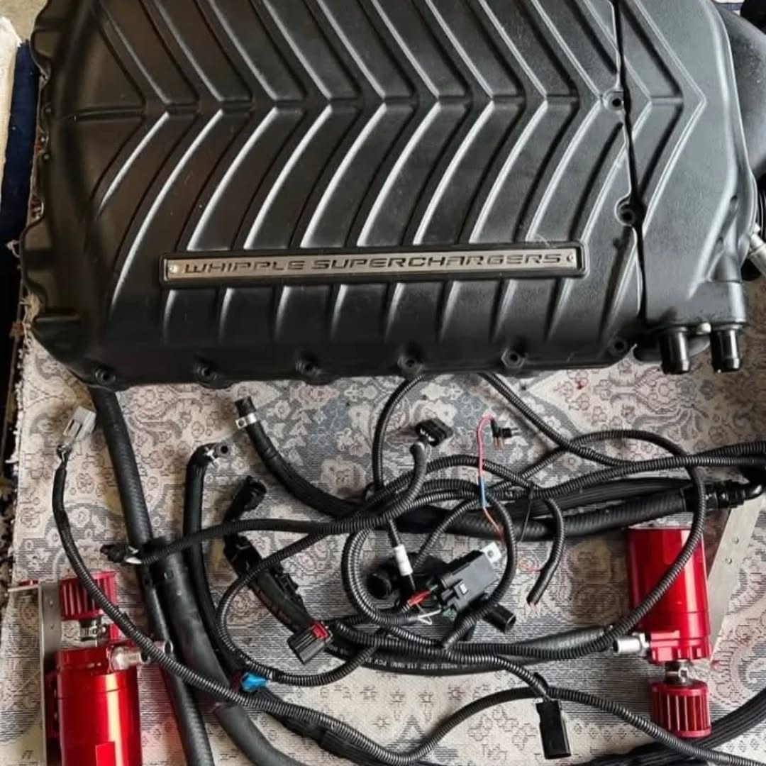 Home / Uncategorized / Black Whipple 3.0L twin-screw Full Supercharger Kit 2015-2023 Mustang GT 5.0 Black Whipple 3.0L twin-screw Full Supercharger Kit fits 2015-2023 Mustang GT 5.0 and Ford F-150 comes with everything you see in the picture and also come