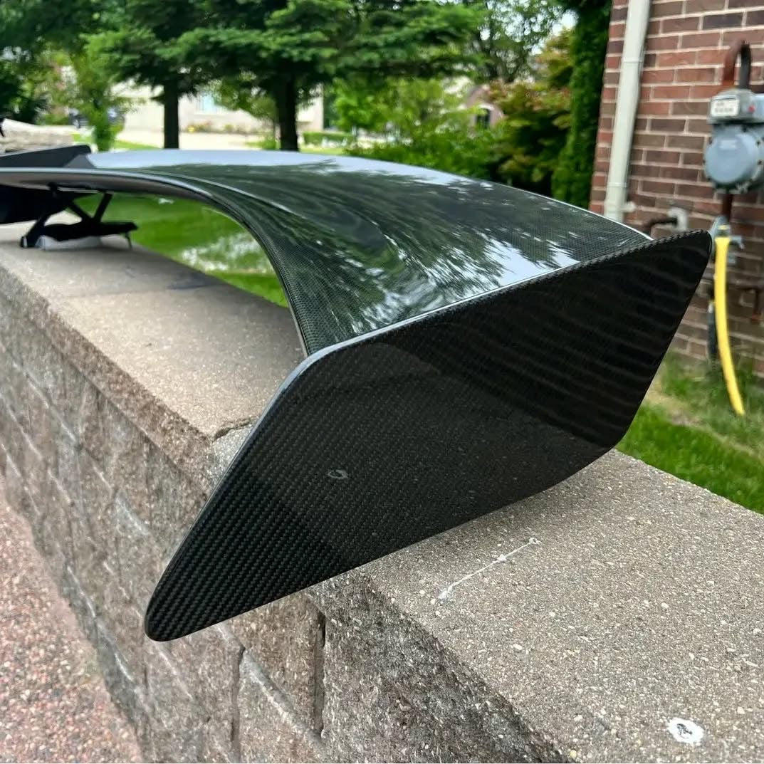 Home / BODY PARTS / Used 2022 GT500 Carbon Fiber Track pack Spoiler. Came off a 200 Mileage Track Car