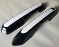 Full set of custom chrome or black door handle overlays for 2024 - 2026 ford mustangs.