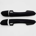 Chrome Delete Gloss Black Door Handle Cover with Smart Key