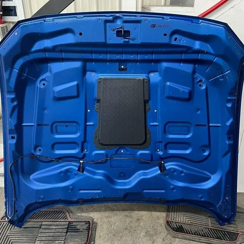 Home / BODY PARTS / 2018 2019 2020 2021 Mustang GT GT500 Style Aluminum Hood MP Concepts Blue