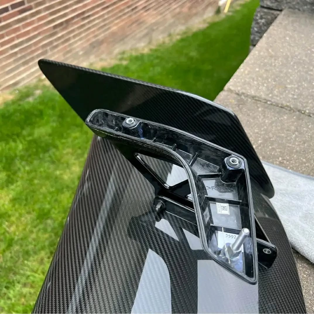 Home / BODY PARTS / Used 2022 GT500 Carbon Fiber Track pack Spoiler. Came off a 200 Mileage Track Car