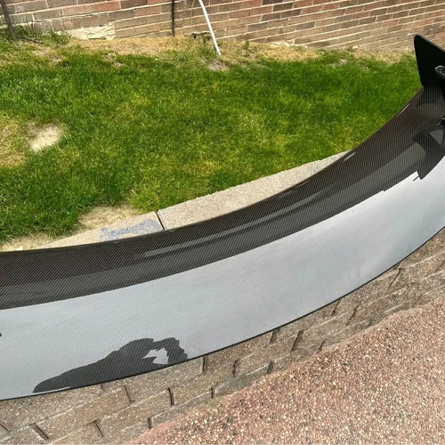 Home / BODY PARTS / Used 2022 GT500 Carbon Fiber Track pack Spoiler. Came off a 200 Mileage Track Car