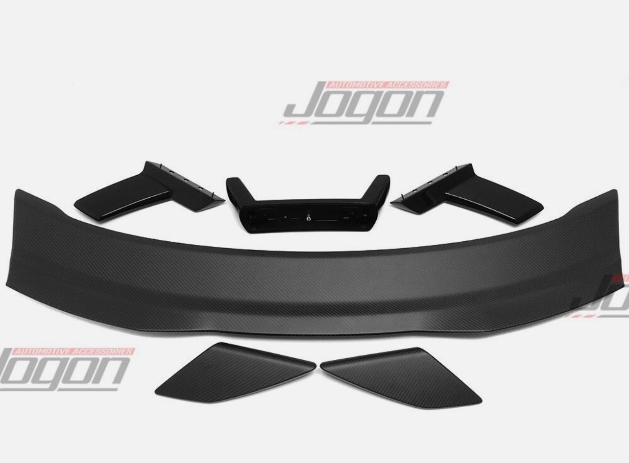 GT S650 Matte Carbon Rear Air Spoilers Wing For Ford Mustang S650 Dark Horse 24+