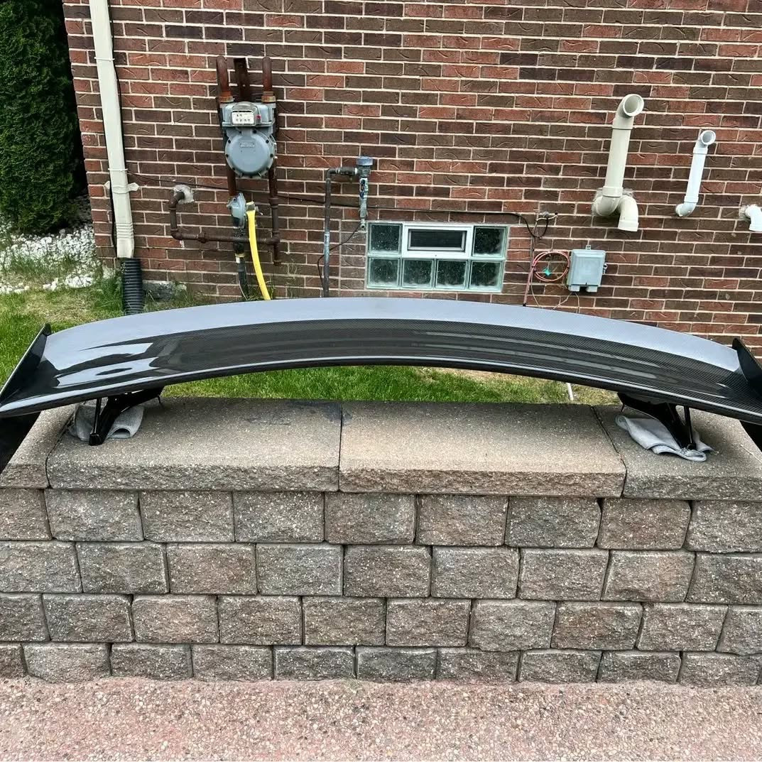 Home / BODY PARTS / Used 2022 GT500 Carbon Fiber Track pack Spoiler. Came off a 200 Mileage Track Car