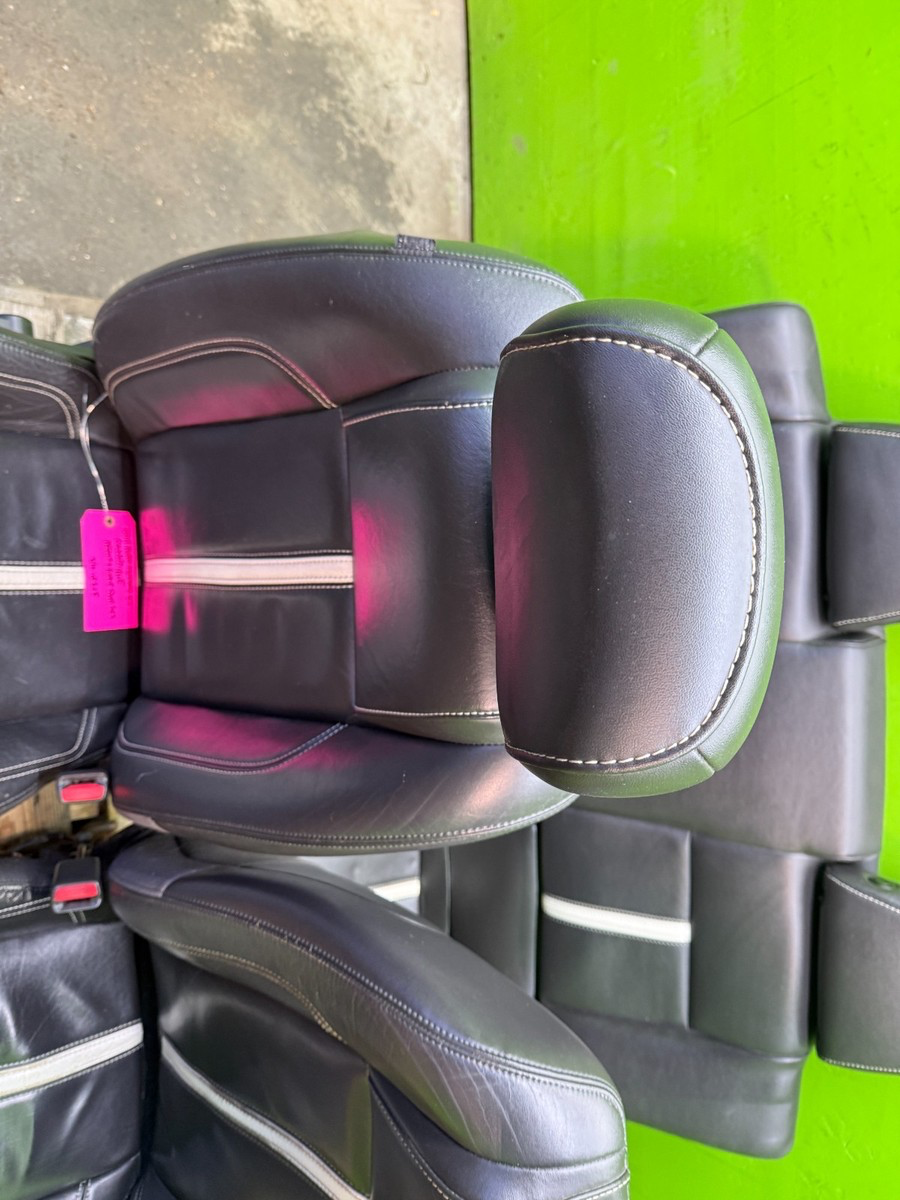 2011 FORD MUSTANG GT CONVERTIBLE FRONT REAR BLACK LEATHER SEATS 10 11 12 13 14